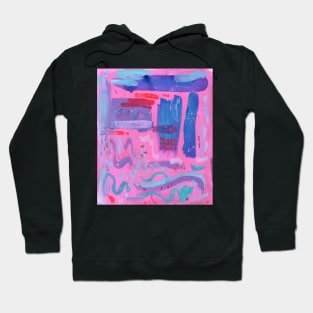 Neon Pink Party Hoodie